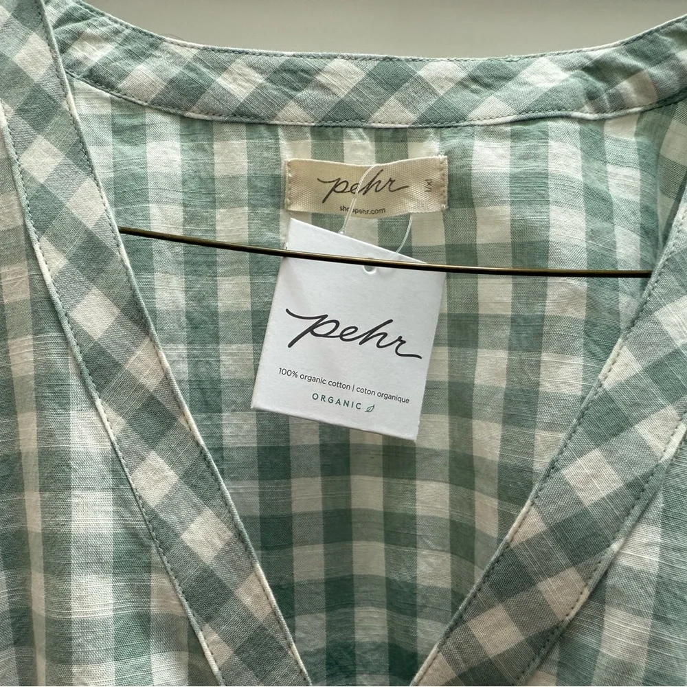 Pehr Gingham Caftan Dress - Picture 3 of 3